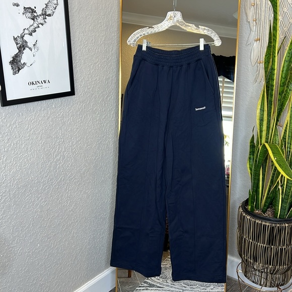 HOUSE OF CB 'Dina' Navy Straight Leg Sweat Pants NWOT - Picture 6 of 8